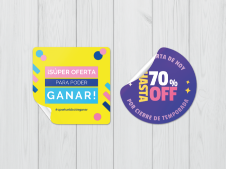 Adhesivo Floor graphic troquelado (alto tráfico para pisos)