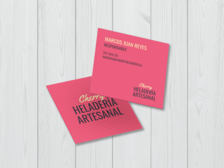 tarjeta cuadrada ambascaras termo