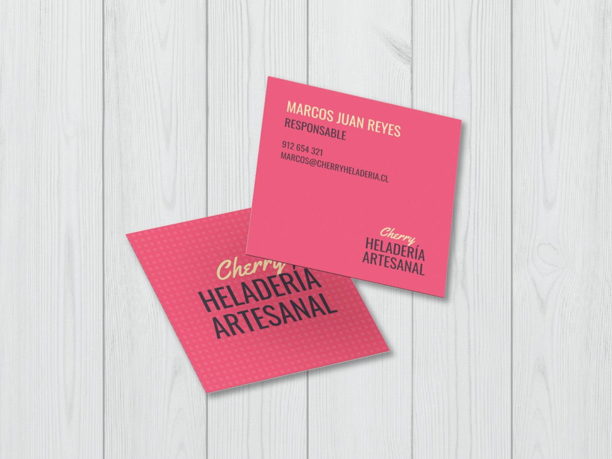 tarjeta cuadrada ambascaras termo